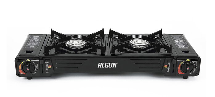 Algon Bbq Hornillo de Gas Portátil Doble Algon Bbq Hornillo de Gas Portátil Doble