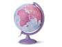Nova rico Globo terráqueo Purple con luz base y meridiano color morado diámetro 25 cm