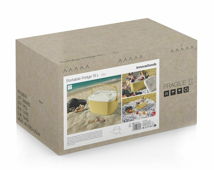 Nevera Portátil Rígida Lilty InnovaGoods 15 L
