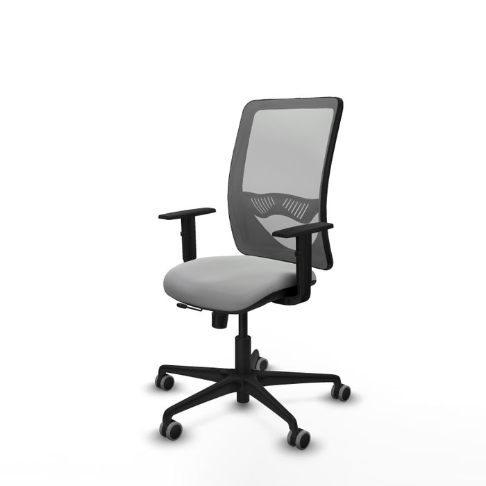 PIQUERAS Y CRESPO Silla de oficina Zulema Gris claro con mecanismo Sincro/Traslack PIQUERAS Y CRESPO Silla de oficina Zulema Gris claro con mecanismo Sincro/Traslack