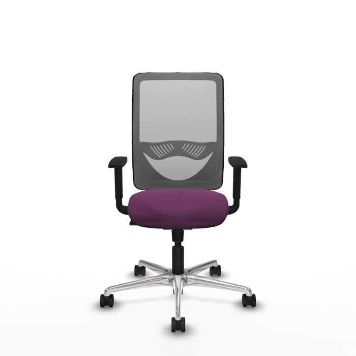 PIQUERAS Y CRESPO Silla de oficina Zulema Morado y Gris con mecanismo Sincro PIQUERAS Y CRESPO Silla de oficina Zulema Morado y Gris con mecanismo Sincro