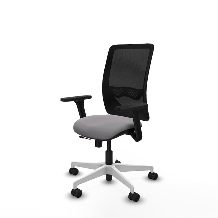PIQUERAS Y CRESPO Silla de oficina Zulema Gris y Negro PIQUERAS Y CRESPO Silla de oficina Zulema Gris y Negro