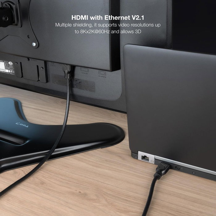Nanocable Cable HDMI V2.1 CCS 8K Negro 3 m
