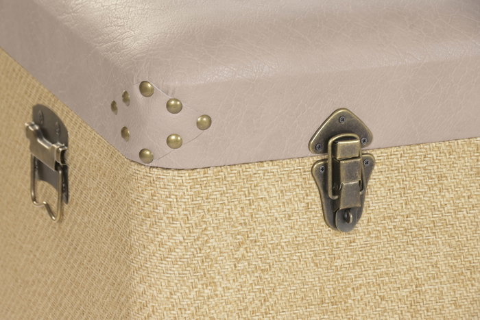 DKD Home Decor Baul Alpino Madera Marron Natural 40 x 44 x 80 cm Set 3