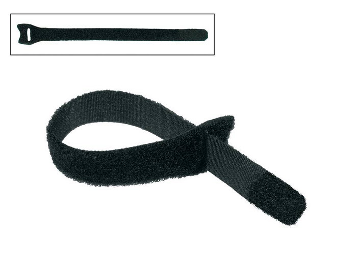 Boston Bridas de Velcro Negras 10x150 mm (12 unidades) Boston Bridas de Velcro Negras 10x150 mm (12 unidades)