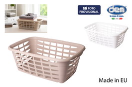 Inde Cesto Ropa con Tapa o Cajón, Cesta de Ropa Sucio, Organizador de Lavandería, Dimensiones: 64.7 cm Largo x 43.2 cm Ancho x 23.7 cm Alto (6 Unidades)