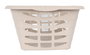 Inde Cesto Ropa con Tapa o Cajón, Cesta de Ropa Sucio, Organizador de Lavandería, Dimensiones: 64.7 cm Largo x 43.2 cm Ancho x 23.7 cm Alto (6 Unidades)