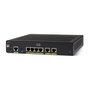 Cisco C927-4P Router VDSL2/ADSL2+ con 4 Puertos Gigabit Ethernet LAN, USB 2.0, Firewall, QoS, VPN, Gestión Web, Negro