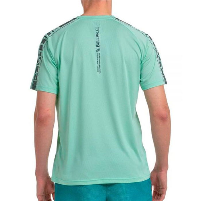Camiseta de Manga Corta Hombre Bullpadel Badan Azul Pádel 45