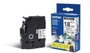 Brother TZe-FX241 Cinta Laminada Flexible Blanco con Texto Negro 18mm