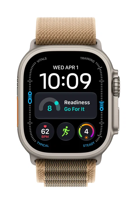 Apple Watch Ultra 4 GPS + Cellular 49mm Titanio Natural con Loop Alpine Desierto M