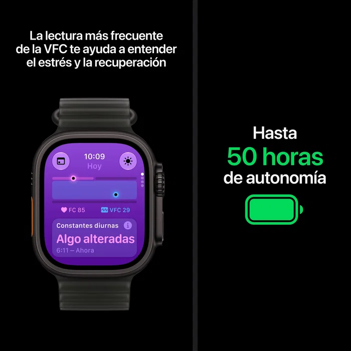 Apple Watch Ultra 4 GPS + Cellular 49mm Titanio Natural con Loop Alpine Desierto M
