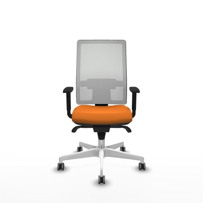 PIQUERAS Y CRESPO Silla de oficina Horna Naranja y Blanco PIQUERAS Y CRESPO Silla de oficina Horna Naranja y Blanco