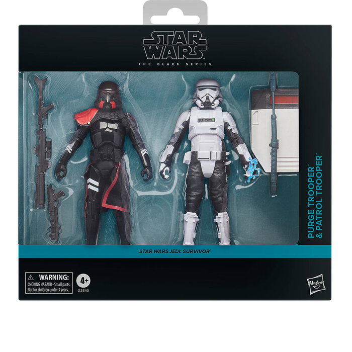 Hasbro Star Wars The Black Series Pack 2 Figuras Purge Trooper & Patrol Trooper 15 cm