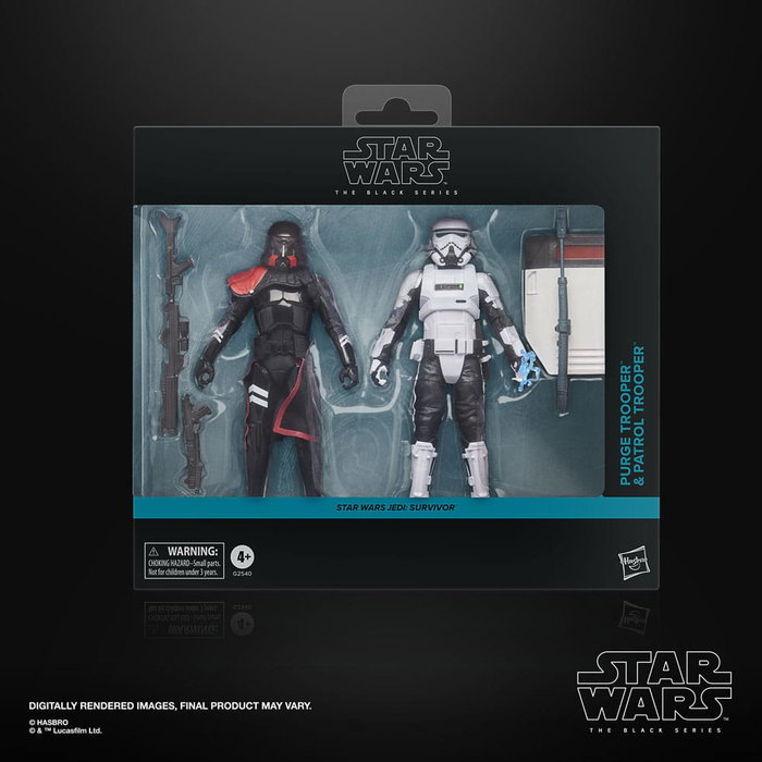 Hasbro Star Wars The Black Series Pack 2 Figuras Purge Trooper & Patrol Trooper 15 cm