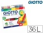 Giotto Turbo Color Estuche de 36 Rotuladores Surtidos con Punta de 2,8 mm