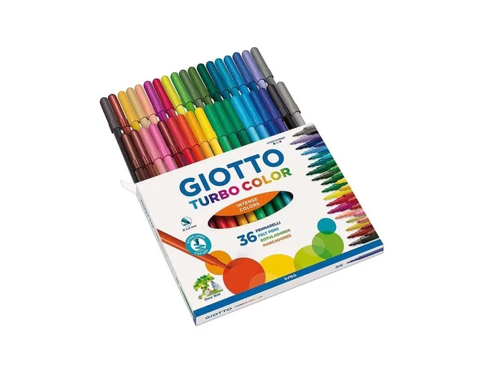 Giotto Turbo Color Rotuladores Surtidos Estuche de 36 Unidades