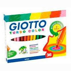 Giotto Rotuladores Turbo Color Surtidos Estuche 36 Unidades