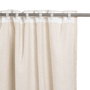 Cortina Crudo Poliester Decoración 140 X 260 cm (Set de 2)