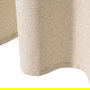 Cortina Crudo Poliester Decoración 140 X 260 cm (Set de 2)