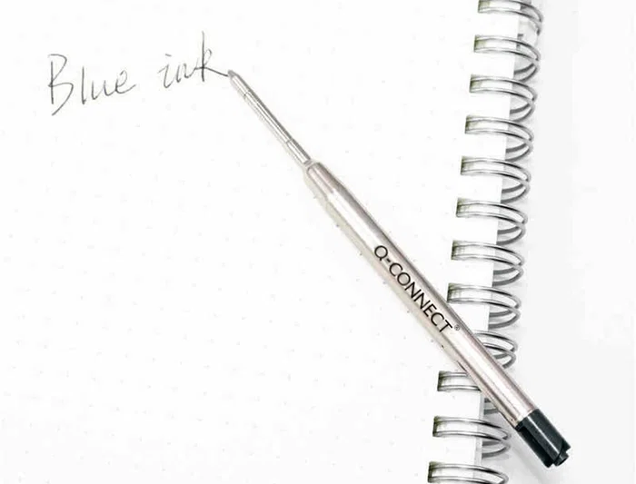Q-connect Recambio Bolígrafo Negro Tipo Parker 0.7mm Cuerpo Metálico Recargable