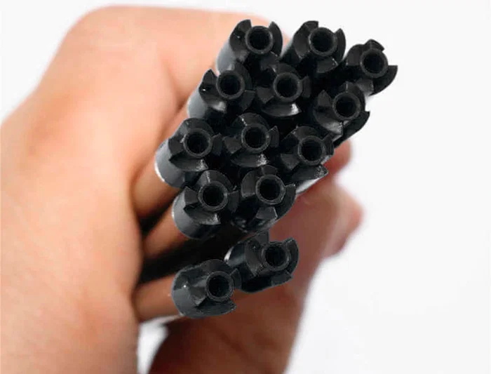 Q-connect Recambio Bolígrafo Negro Tipo Parker 0.7mm Cuerpo Metálico Recargable