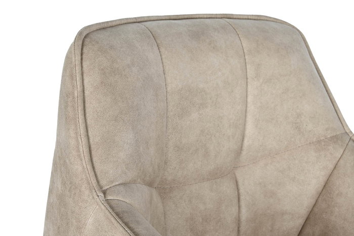 DKD Home Decor Taburete Beige Negro Microfibra Metal 60 x 107 x 59 cm