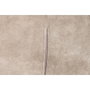 DKD Home Decor Taburete de Microfibra y Metal Beige y Negro