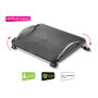 Techly ICA-FR 13 Reposapiés Ajustable Negro