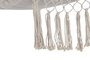 DKD Home Decor Silla Colgante Algodón Abeto Blanco