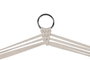 DKD Home Decor Silla Colgante Algodón Abeto Blanco
