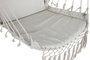 DKD Home Decor Silla Colgante Algodón Abeto Blanco