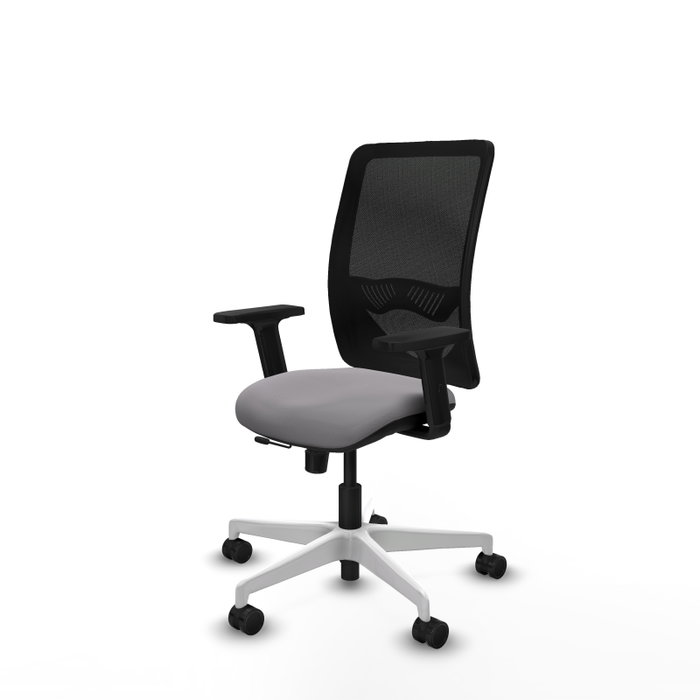 PIQUERAS Y CRESPO Silla de oficina Zulema Gris y Negro PIQUERAS Y CRESPO Silla de oficina Zulema Gris y Negro