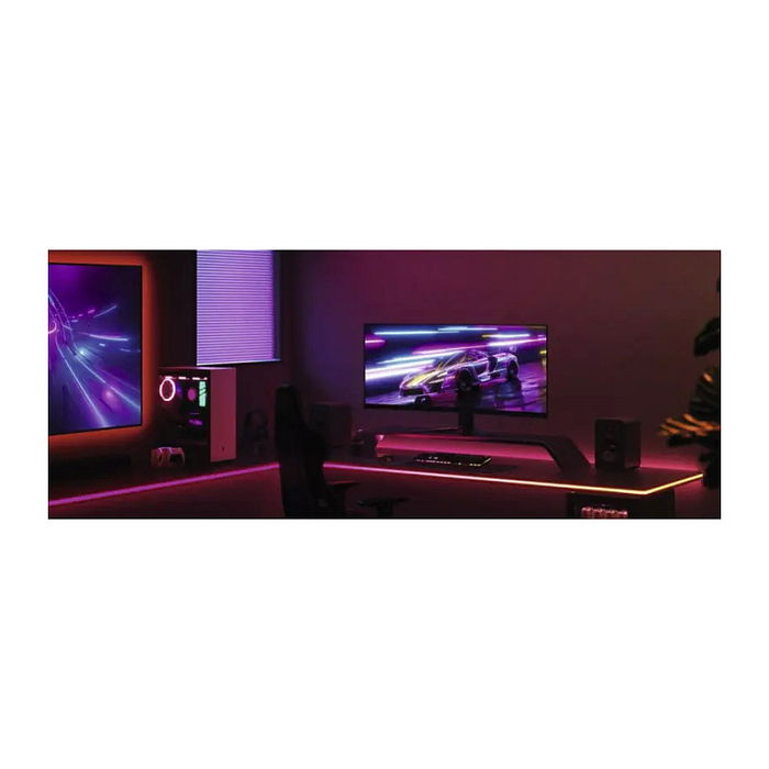 Govee H61C2 Tira de Luz LED Neon Gaming 2 Metros, Control por App, Alexa, Google Assistant, RGB Multicolor, 36W