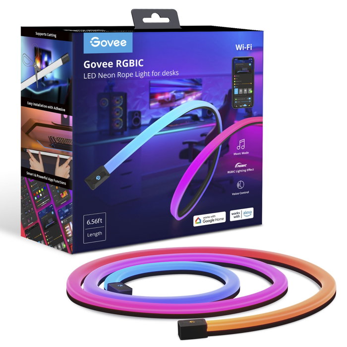 Govee Neon Gaming Table Light 2m Multicolor Govee Neon Gaming Table Light 2m Multicolor