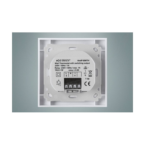 eQ-3 Homematic IP HmIP-BWTH Termostato de Pared Blanco