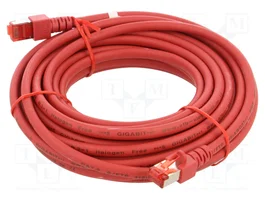 HELU Patch cord S/FTP Cat 6 RJ45 7,5m rojo