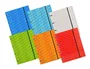 Liderpapel Carpeta con Recambio A5 Cuadro 5mm, 4 Anillas de 20mm, Forrada, 120 Hojas 80 g/m², Colores Surtidos (Azul, Blanco, Celeste, Naranja, Rojo, Verde)