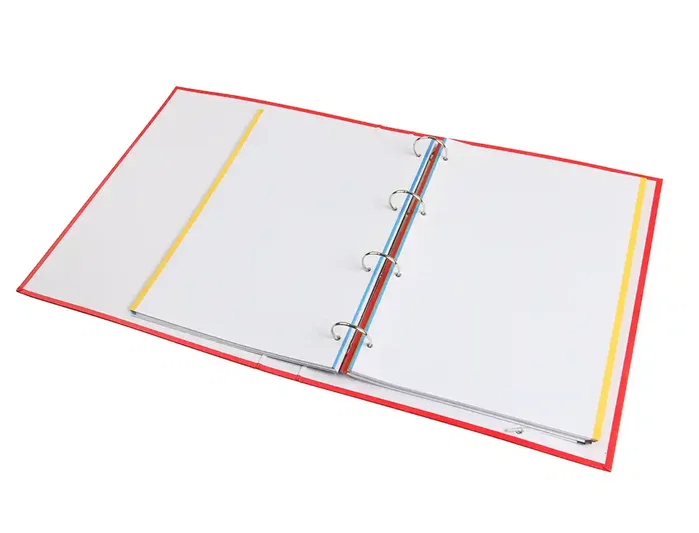 Liderpapel Carpeta con recambio A5 cuadro 5mm forrada 4 anillas Liderpapel Carpeta con recambio A5 cuadro 5mm forrada 4 anillas