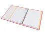 Liderpapel Carpeta con recambio A5 cuadro 5mm forrada 4 anillas