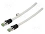 GOOBAY Patch cord S/FTP Cat 8.1 RJ45 3m blanco