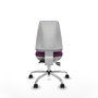PIQUERAS Y CRESPO Silla de oficina Elche con mecanismo Asincro, color Morado