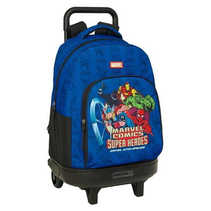 Safta Mochila con Ruedas Avengers Compact Extraíble 33x45x22cm
