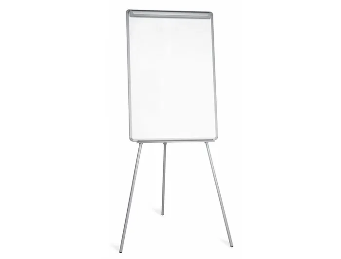 Q-connect Pizarra Blanca con Trípode 70x100 cm, Superficie Laminada para Convenciones, Escritura Directa Q-connect Pizarra Blanca con Trípode 70x100 cm, Superficie Laminada para Convenciones, Escritura Directa