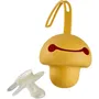 Thermobaby THE3023191810491 Portachupetes de Silicona Amarillo Miel Suave sin BPA