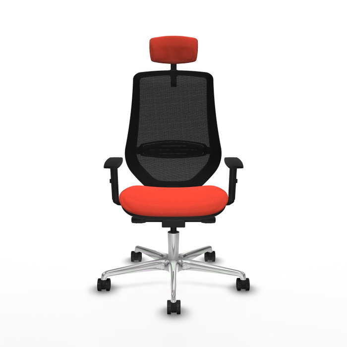 PIQUERAS Y CRESPO Silla de oficina Mardos con mecanismo Sincro/Traslack, Naranja oscuro y Negro PIQUERAS Y CRESPO Silla de oficina Mardos con mecanismo Sincro/Traslack, Naranja oscuro y Negro
