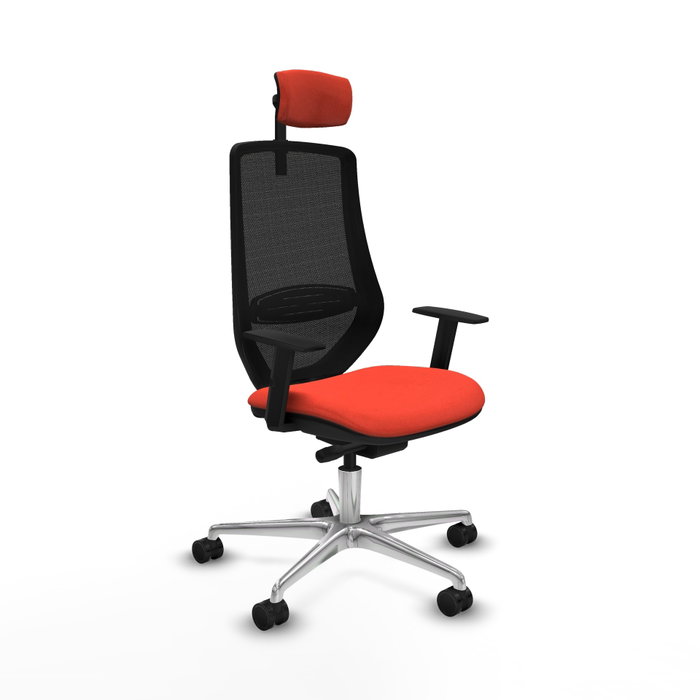 PIQUERAS Y CRESPO Silla de oficina Mardos con mecanismo Sincro/Traslack, Naranja oscuro y Negro PIQUERAS Y CRESPO Silla de oficina Mardos con mecanismo Sincro/Traslack, Naranja oscuro y Negro