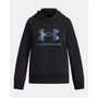 Sudadera con Capucha Niña Under Armour Rival Flc Shimmer Hdy Negro S