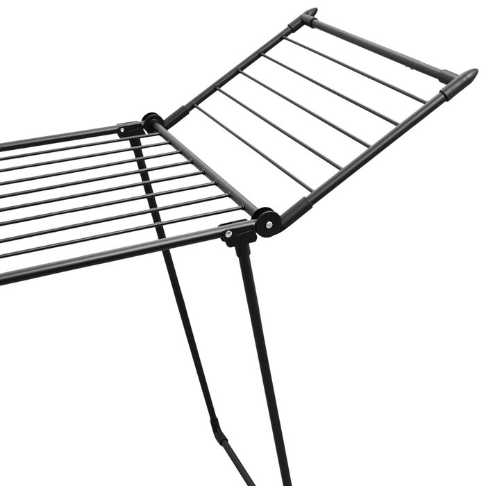 Day Tendedero Con Alas Negro Acero Al Carbono 18 Metros 60x175cm