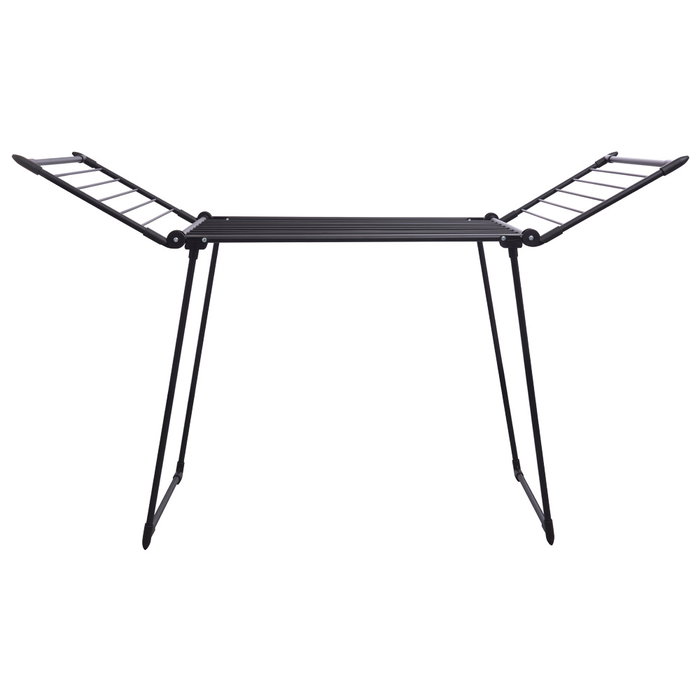 Day Tendedero Con Alas Negro Acero Al Carbono 18 Metros 60x175cm